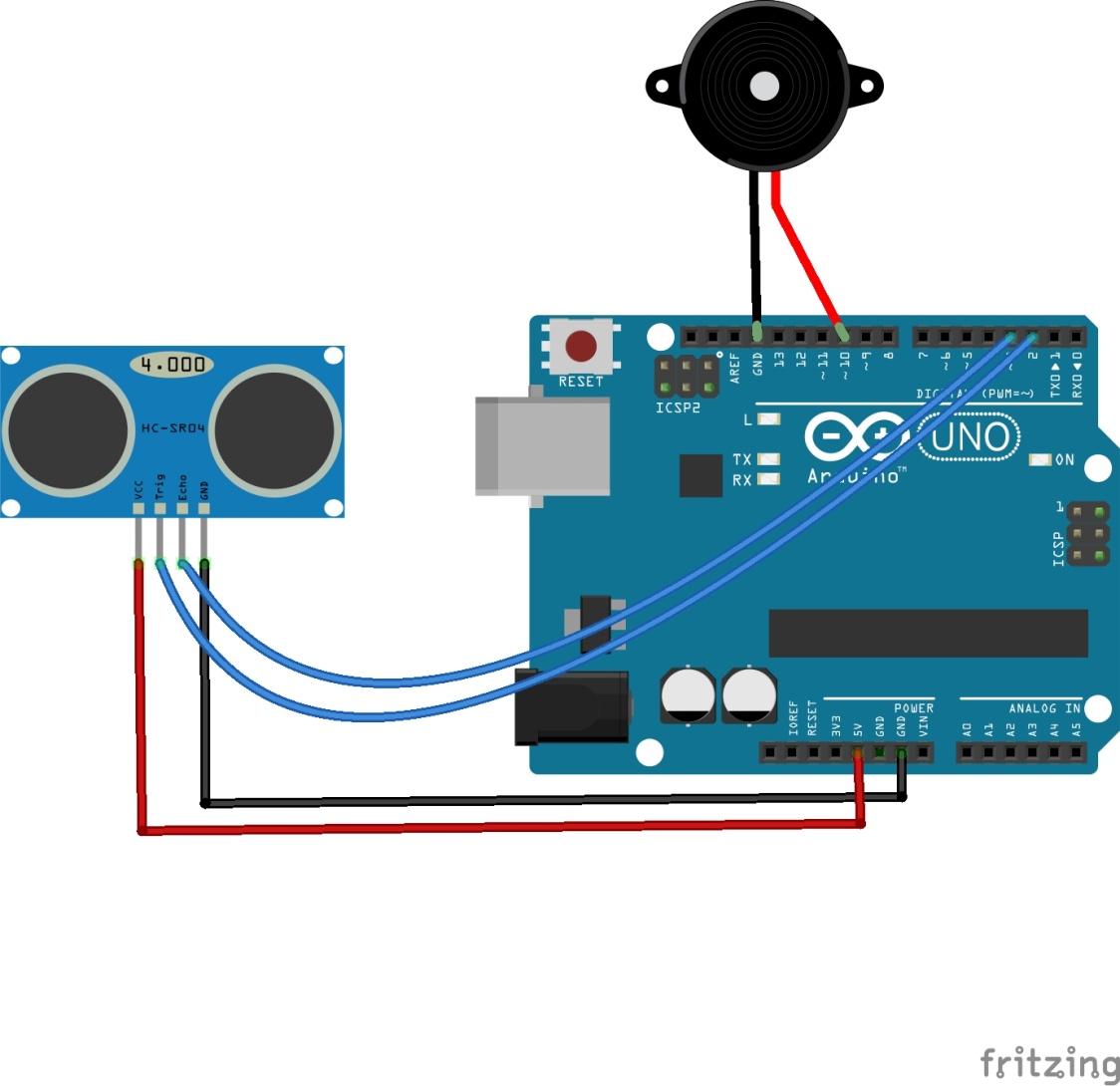 Arduino Door Alarm Using an Ultrasonic Sensor | DIY Hacking